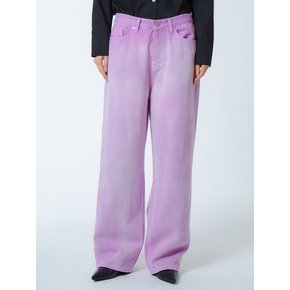 [리퍼브]와이드 스텝 다잉팬츠 퍼플_WIDE STEP DYEING PANTS PURPLE