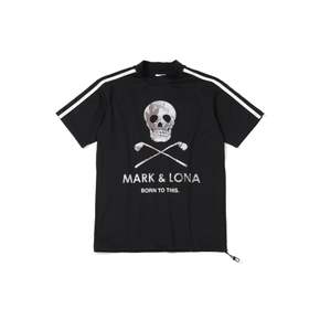 M GN BIG SKULL MOCK-NECK SS T-SHIRTS 블랙 EVR LS3IA07M BK