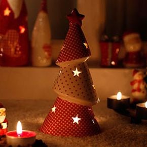 트리모양 귀여운 촛대 크리스마스 인테리어 장식소품 부엉이 티라이트 인테리어소품 캔들 소품