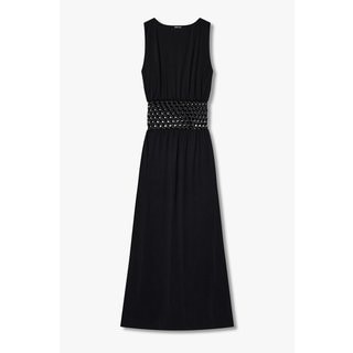 조르지오아르마니 여성 글로시 슬리브리스 롱 드레스 A125108502000