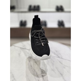 소다 [시흥점] 여성 보석 끈 키높이 어글리 스니커즈 (FLS604)