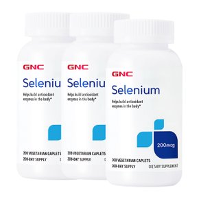 [해외직구] 지앤씨 셀레늄 200mcg 200정 x3