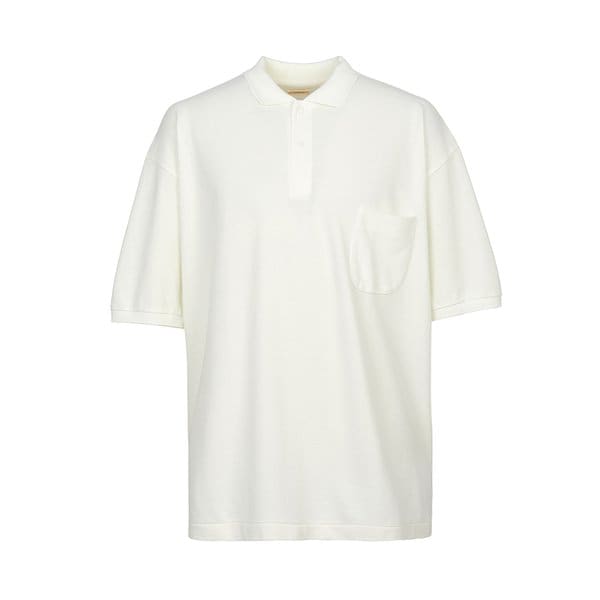 [부산점] 남성 카라 반팔티셔츠 S26SH089E OFF WHITE