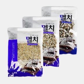 [단짠예찬] 바다내음 국물+볶음조림+볶음멸치 각300g(3팩)