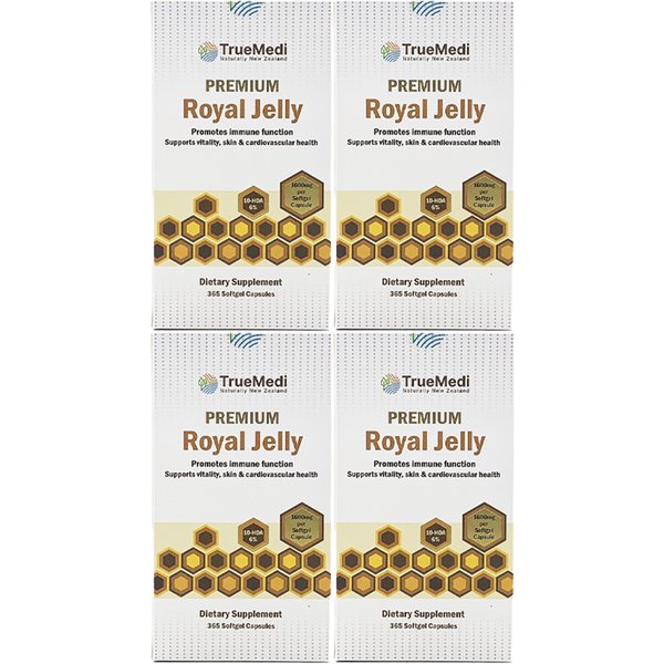 뉴질랜드 트루메디 프리미엄 로얄젤리 1600mg 365정 4팩