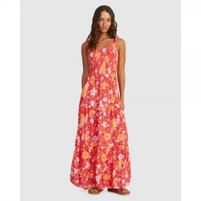 4376582 Roxy Womens Rosie Waves Maxi Dress - BITTERSWEET MEADOW FLOWERS