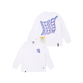 MAGIC OVERSIZED LONG SLEEVES T-SHIRTS WHITE