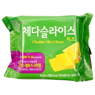 제이큐 남양유업 체다 슬라이스 치즈 450G18Gx25매