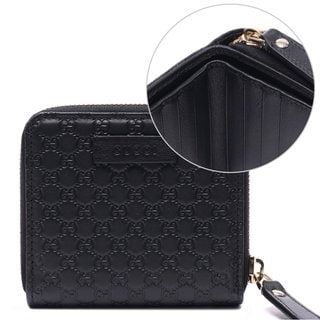 구찌 [부산점] 21FW 여성 마이크로시마 지퍼 반지갑 (449395_BMJ1G_1000_21F) (449395_BMJ1G_1000_21F)