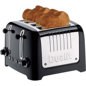 독일 듀얼릿 토스터기 클래식 Dualit 46225 4 Slice Lite Toaster Gloss 블랙 1548111