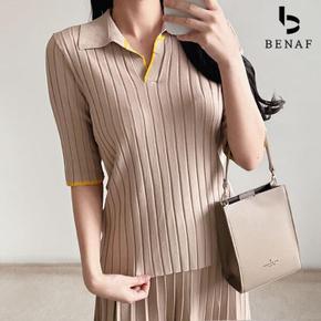 베나프셀리 주름 카라 니트_FF1LK017