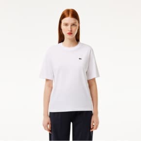 (여성) 릴랙스핏 베이직 반팔 티셔츠 TF7215-54G 001 (화이트)