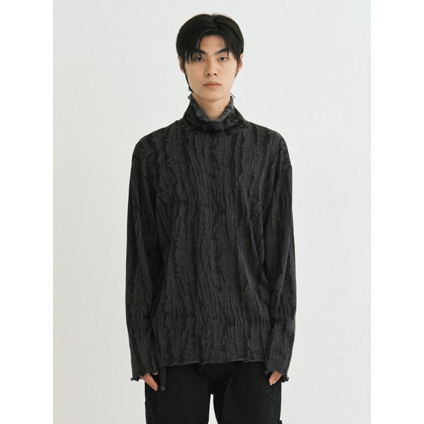 Vintage reversible Turtleneck (gray-black)