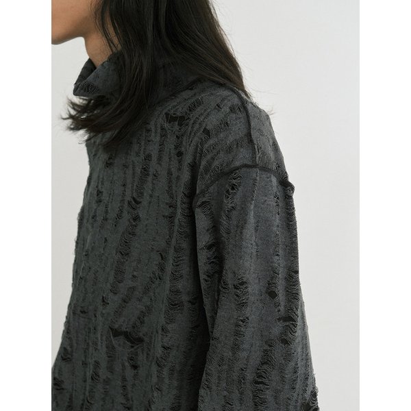 Vintage reversible Turtleneck (gray-black)