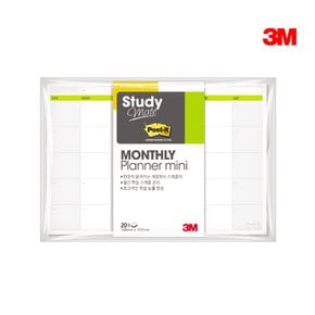 3M 포스트잇 660 스터디메이트 먼슬리미니플래너