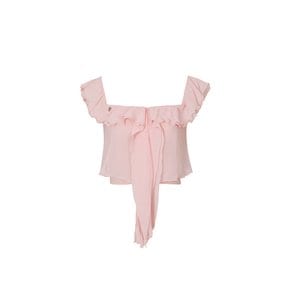 ROSALIE FRILL TOP pink