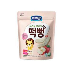 [유로메디] 일동후디스 아기밀 유기농 쌀과자 사과 떡뻥 30g (S41598862)