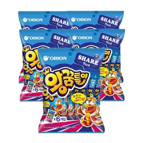 왕꿈틀이 사워꿈틀이 255g6p x 5 / 과일맛 젤리