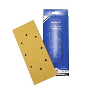 ) 사각 샌딩페이퍼 10PCS (100) TOS-SP100/사포/샌딩/목재/페이퍼/센더기/연마/용품/밸크로/목공