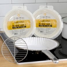 올리오 에어프라이어 기름 종이 호일 소 80매+튀김받침대 소1개
