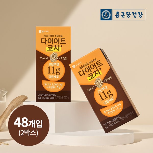 다이어트코치 시리얼맛 미니 190ml 48팩