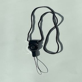 스트랩 목걸이 핸드폰고리 블랙