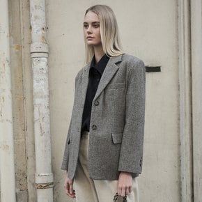 CLASSIC WOOL TAILORED JACKET_GREY