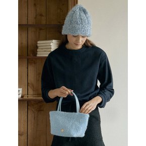 T Hairy Wool Tote Bag_Splash Sky