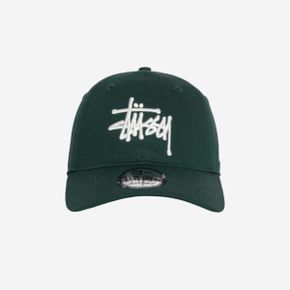 스투시 베이직 뉴에라 9Twenty 캡 다크 그린 Stussy Basic New Era 9Twenty Cap Dark Green