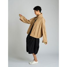 AW11JO05 코팅 볼륨재킷_베이지