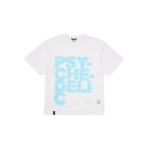 Psychedelic Oversized Short Sleeves T-Shirts White