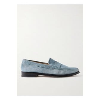 가브리엘라허스트 세렌 프린트 스웨이드 로퍼 라이트 블루 1647597360098834