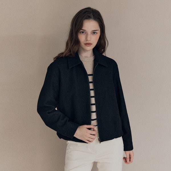 [여주점] 올앤선드리 부클 스탠카라 집업JP A5W9R102