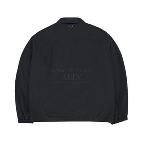 BASIC LOGO POLY COACH JACKET BLACK - 베이직코치