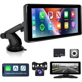 독일 카플레이 모니터 Hodozzy 4K Screen Wireless Apple CarPlay 앤 Android Car Display Mirro