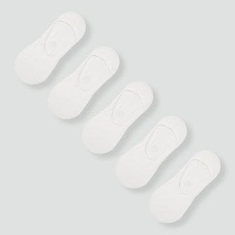 JAJU 여 코튼 미들컷 페이크 삭스 5족 J145903001001