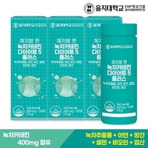 체지방 컷 녹차카테킨 다이어트5 플러스 120정x3개(6개월분)