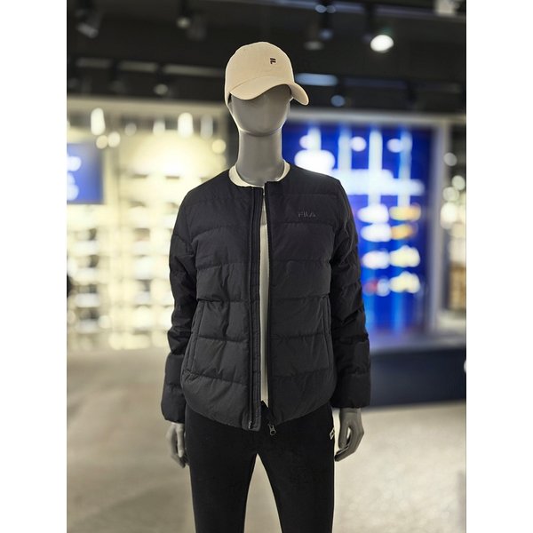 [파주점] 공용(남성핏별도) 에센셜 경량 U넥 다운 자켓(FS2DJG4101U-BLK)