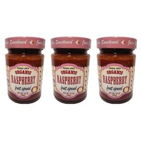 [해외직구]트레이더조 라즈베리 과일 스프레드 잼 284g 3팩/ Trader Joe`s Raspberry Fruit Spread