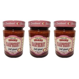 트레이더조 [해외직구]트레이더조 라즈베리 과일 스프레드 잼 284g 3팩/ Trader Joe`s Raspberry Fruit Spread