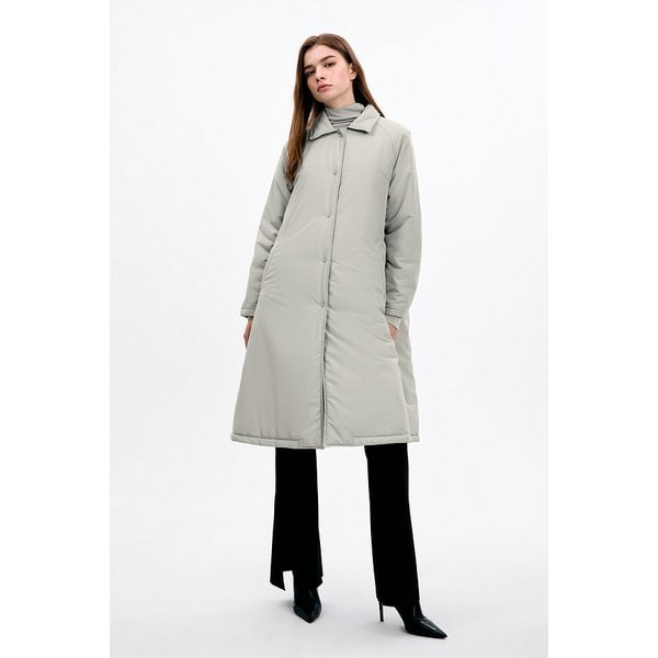 카라 롱 패딩 코트 J915401507081