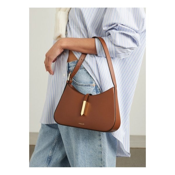 드멜리어 넷 서스테인 도쿄 가죽 숄더 백 탠 브라운 1647597338001330