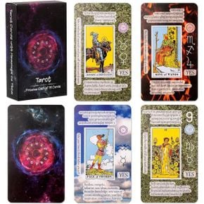 미국 신년 타로카드 Tarot Cards with Meanings on Them for Beginner Learning Set Deck Fortun