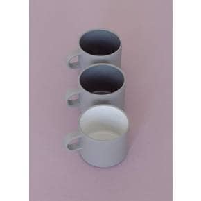하사미포슬레인 26PF  HAW119 - Mug Cup Small 85mm, Ash White