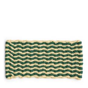 헤이 HAY  Coco Door Mat Stripe Wave Dark Green and White 코코 도어매트 스트라이프 웨이브