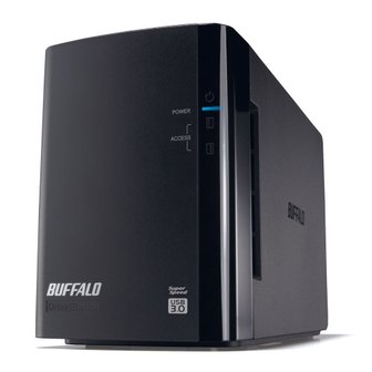  BUFFALO 미러링 USB3.0 외장 하드 디스크 2 드라이브 8TB HD-WL8TU3R1J