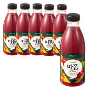 빙그레 따옴 플러스 ABC 730ml 프리미엄 건강주스 6개 .