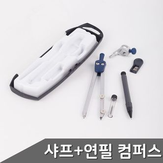 제이큐 샤프식+연필식 컴퍼스 색상랜덤 B1 1세트 X ( 2매입 )