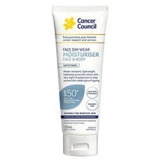 캔서카운슬 호주 모이스처라이저 방수 선크림 SPF50+ 75ml