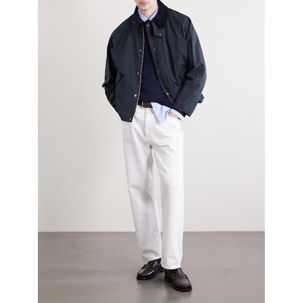 트랜스포터 캐주얼 코듀로이 트림 코튼 몰스킨 재킷 46376663162978426